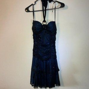 Sparkly Dark Navy Blue Dress